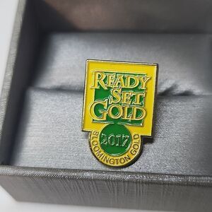 Ready Set Gold 2017 Bloomington Gold pin brooch